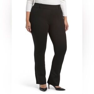 101. NWT Maze Bootcut Ponte Pants BLACK 1X